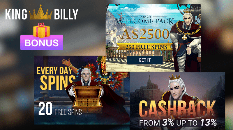 King Billy Casino Bonuses in Australia