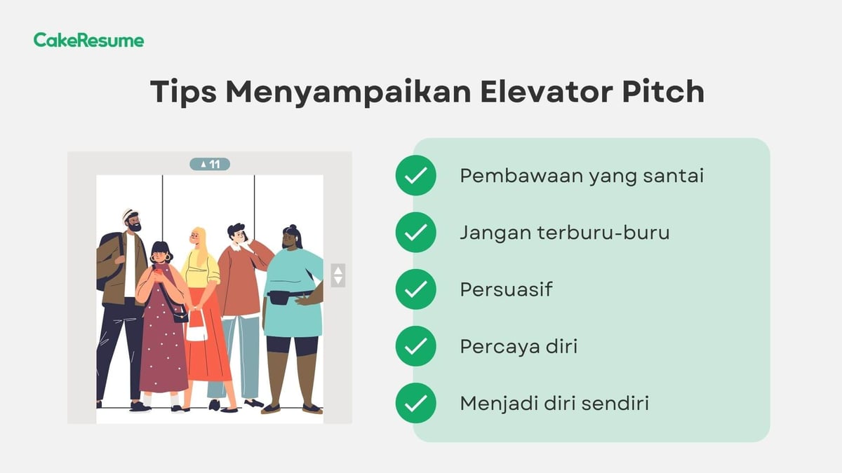 elevator pitch, apa itu elevator pitch, tips elevator pitch