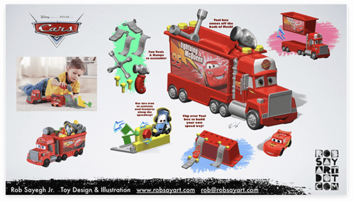 Online Illustration of Toy design portfolio