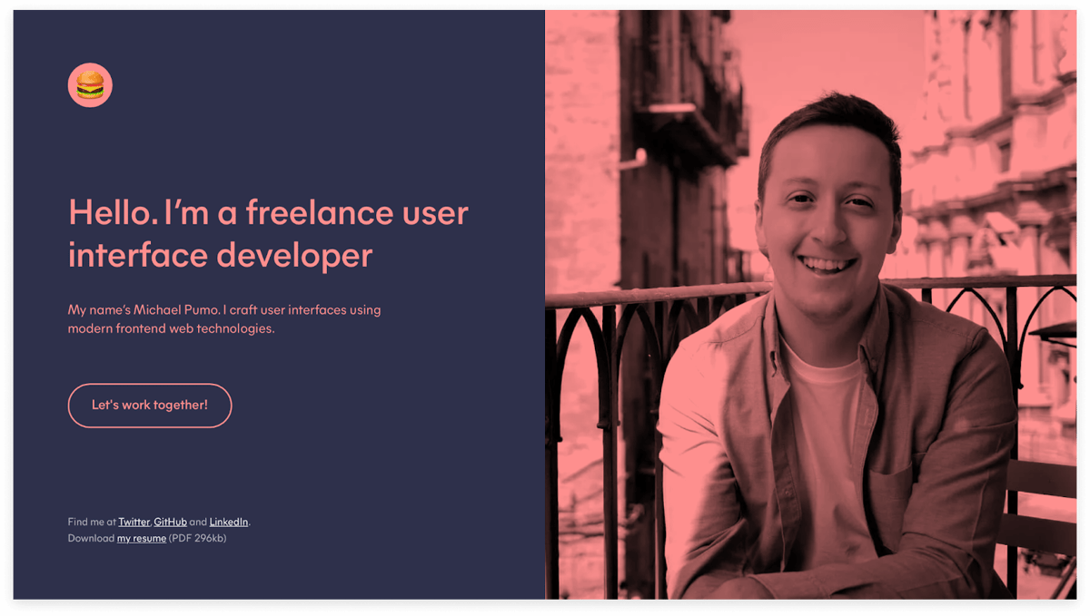 Freelance UI Developer Portfolio by Michael Pumo