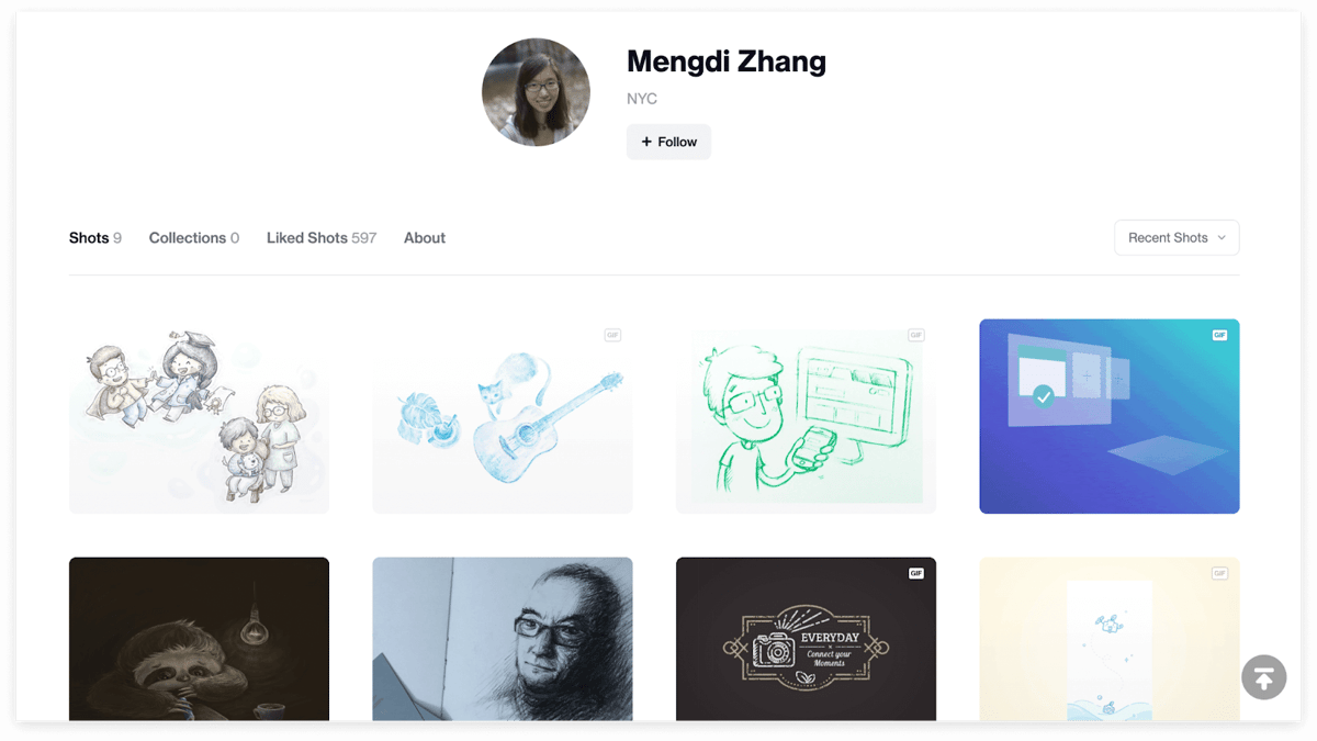UI artist portfolio by Mengdi Zhang