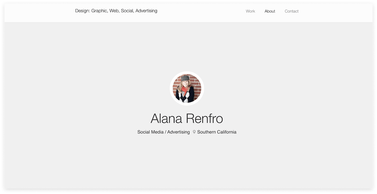Online social media and advertising portfolio by Alana Renfro