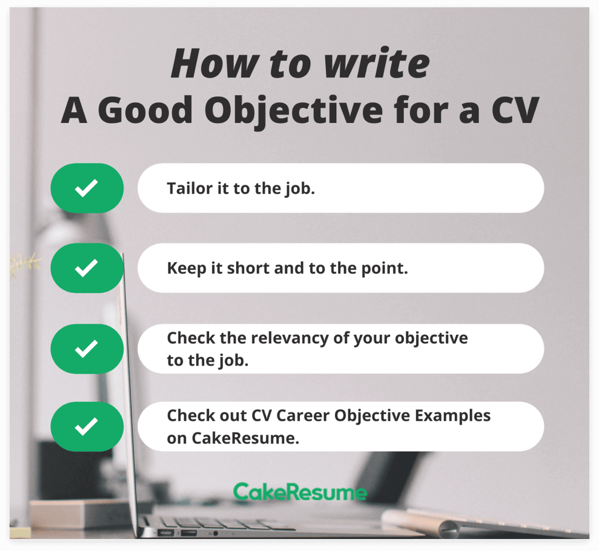 Career Objective for CV