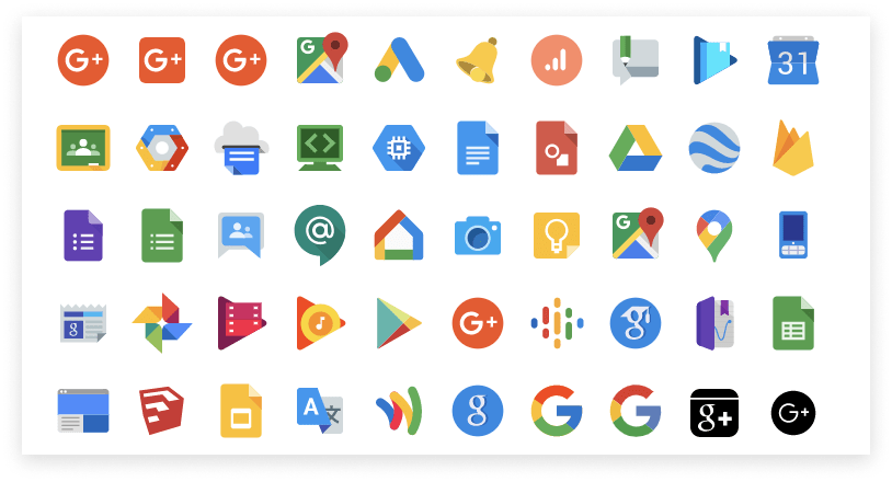 Google Suite Icons