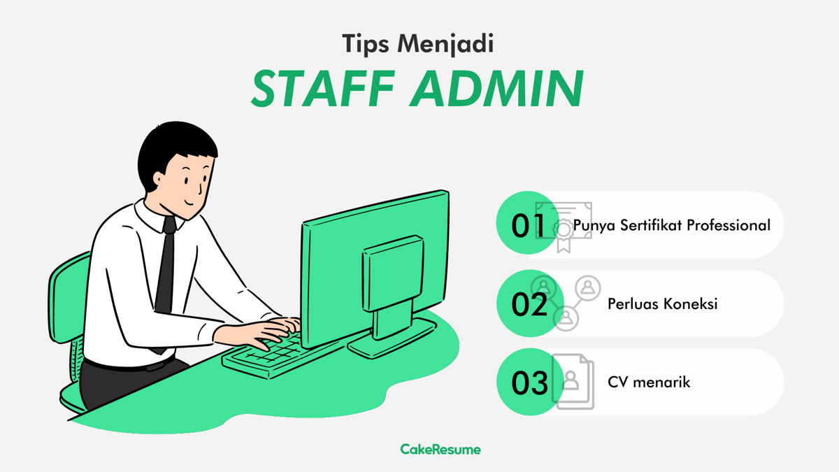 tips staff admin, staff administrasi