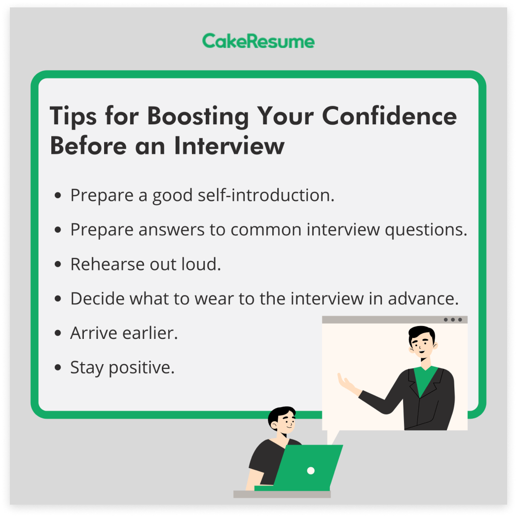boost confidence for interviews