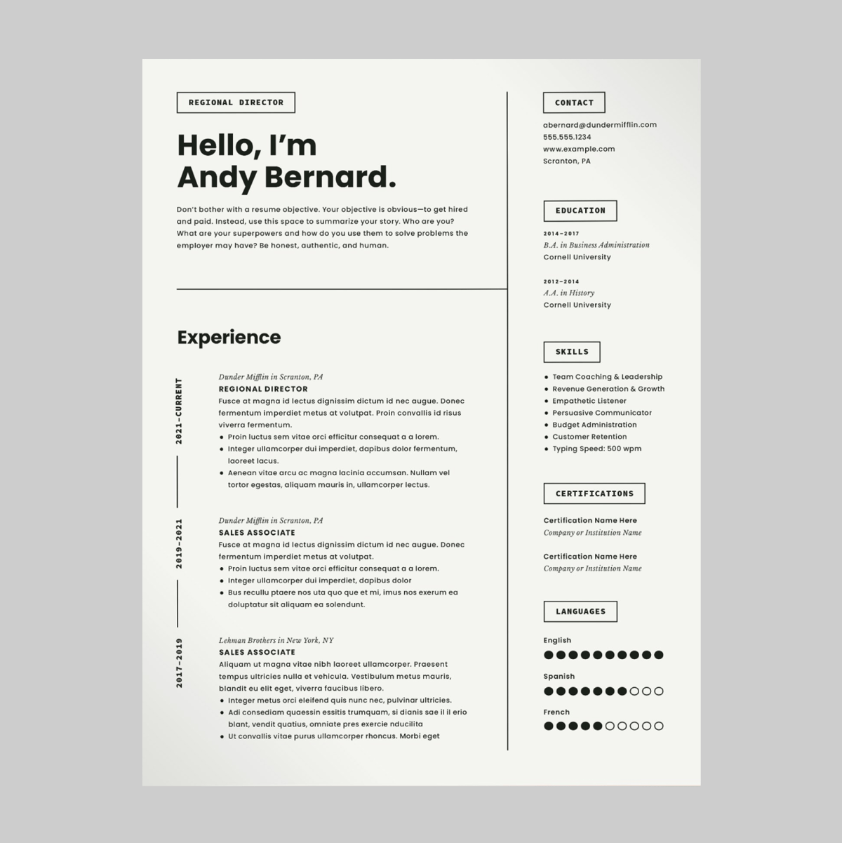 resume-design