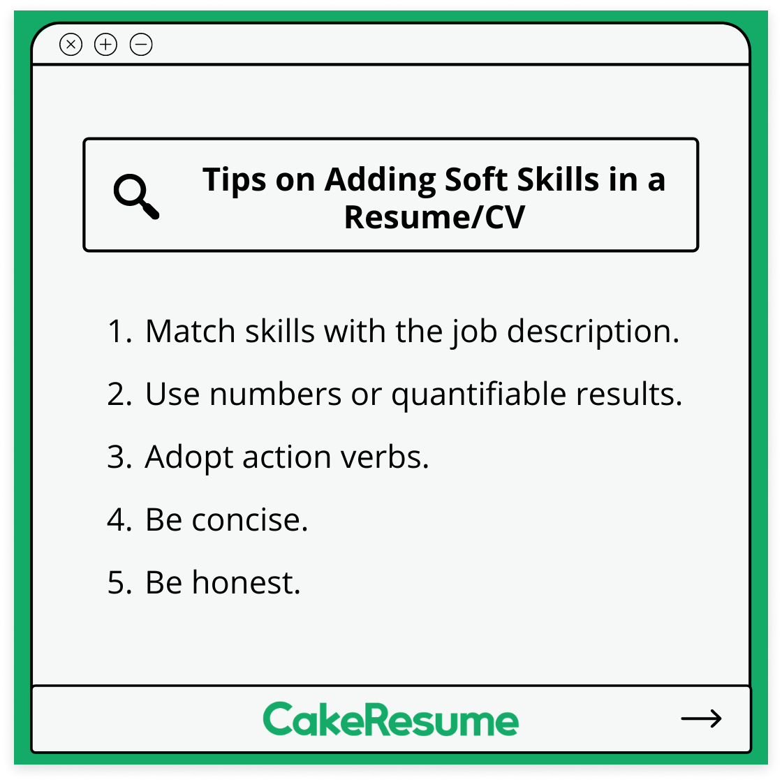 how to add soft skills in a resume